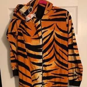 Fun Adult Tiger Costume Onesie!